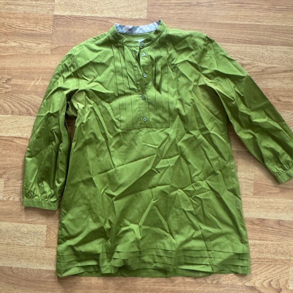 Designer Burberry Brit green blouse